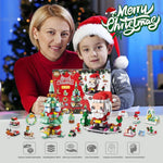 Christmas Advent Calendar – 6-in-1 Santa & Tree Building Blocks