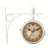 European-Style Double-Sided Wall Clock