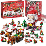 Christmas Advent Calendar – 6-in-1 Santa & Tree Building Blocks