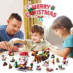 Christmas Advent Calendar – 6-in-1 Santa & Tree Building Blocks
