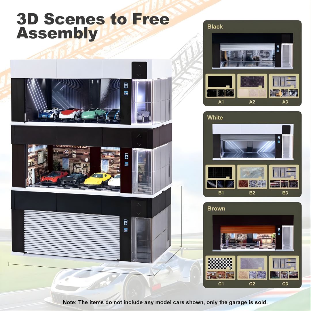 1:64 Scale Smart Car Garage