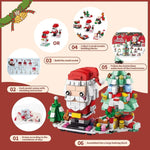 Christmas Advent Calendar – 6-in-1 Santa & Tree Building Blocks