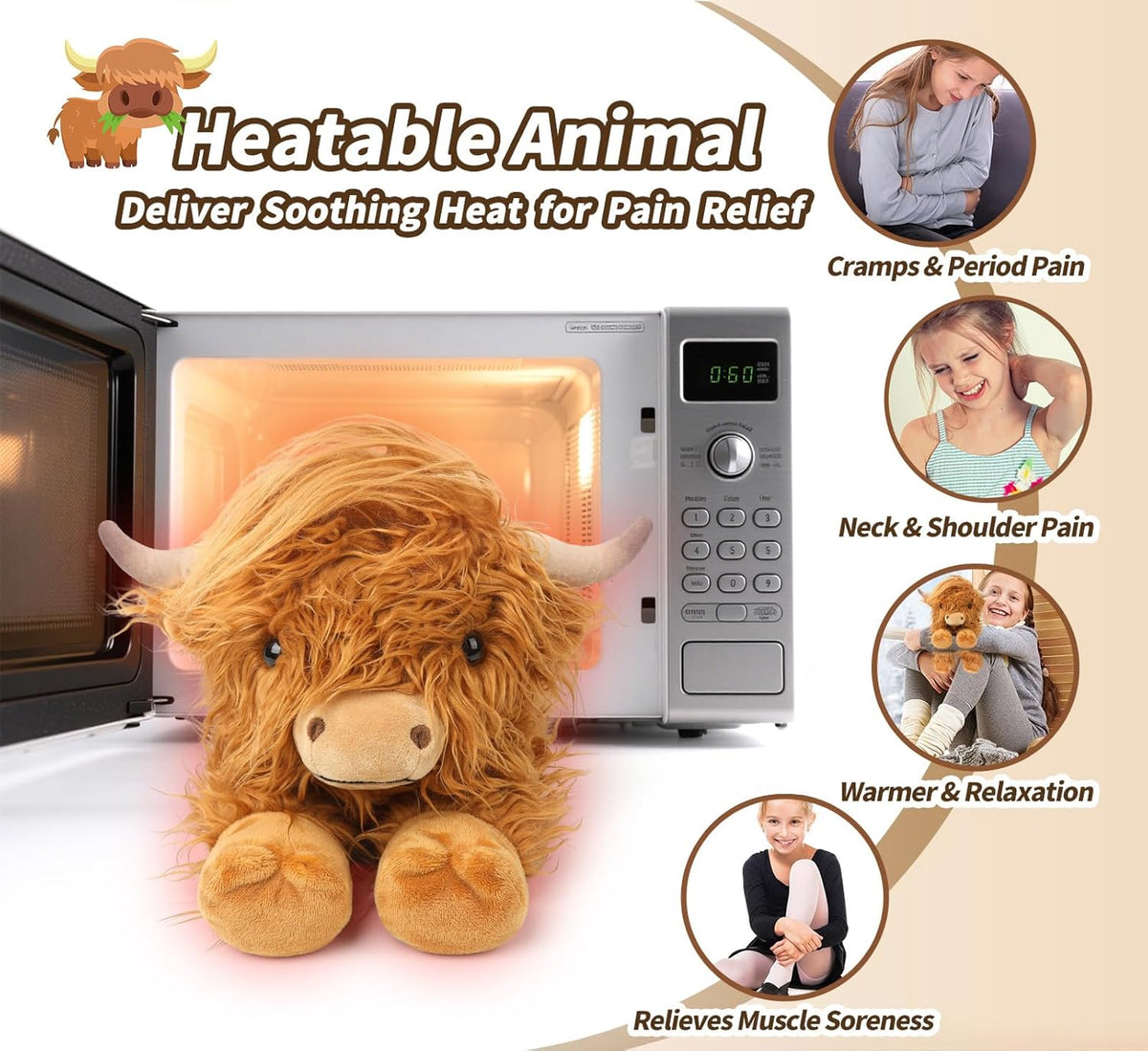 Highland Cow Stuffed Animal