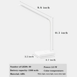 Adjustable USB LED Desk Light with Color Changing Dimmer