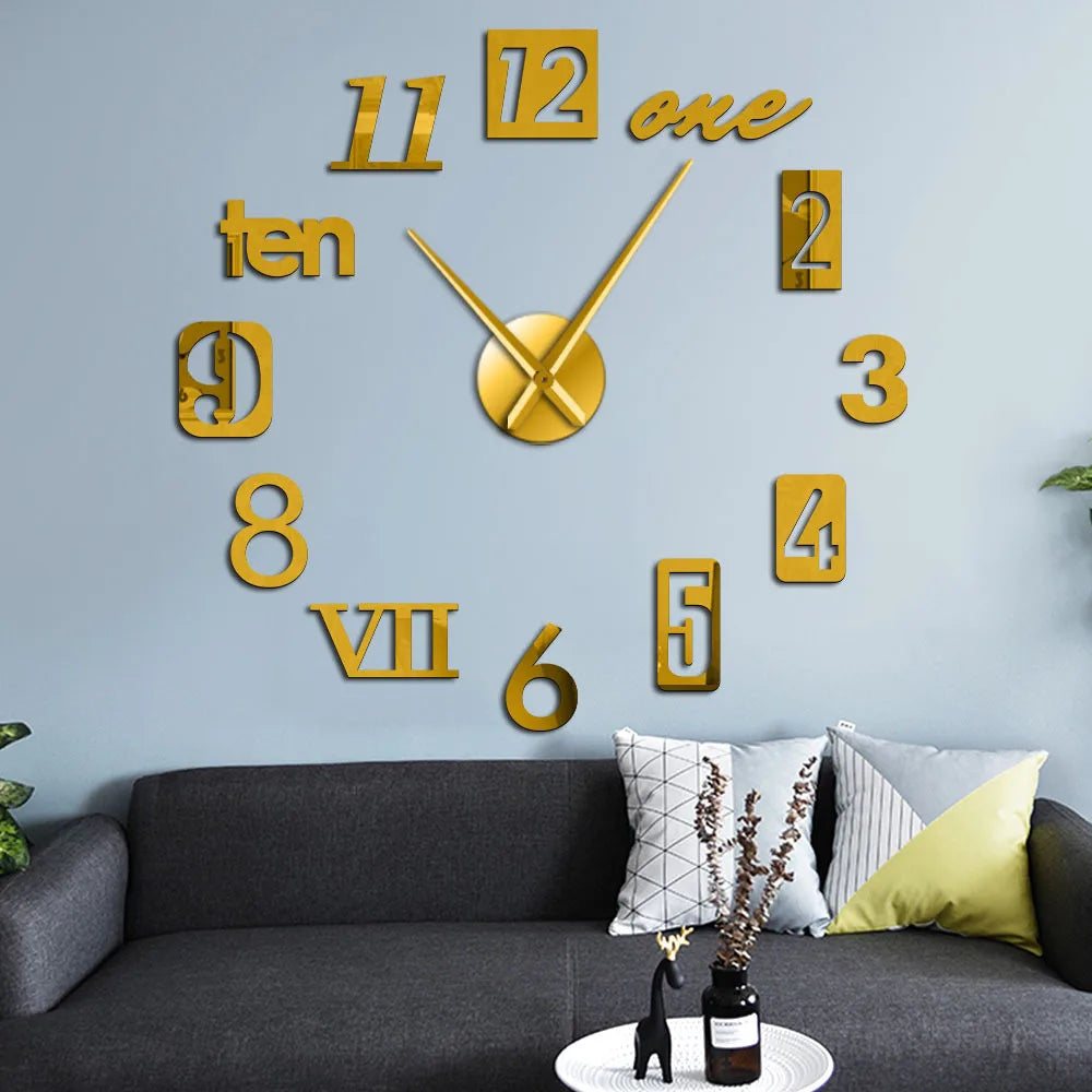 Quiet Classic Analog Wall Clock for Home Decor