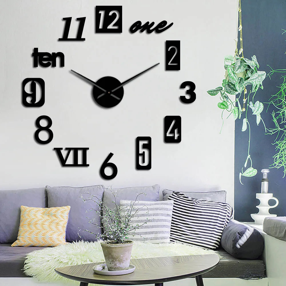 Quiet Classic Analog Wall Clock for Home Decor - Vorem