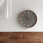 Silent Modern Round Wall Clock for Living Room
