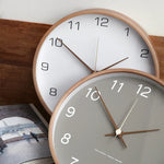 Silent Modern Round Wall Clock for Living Room
