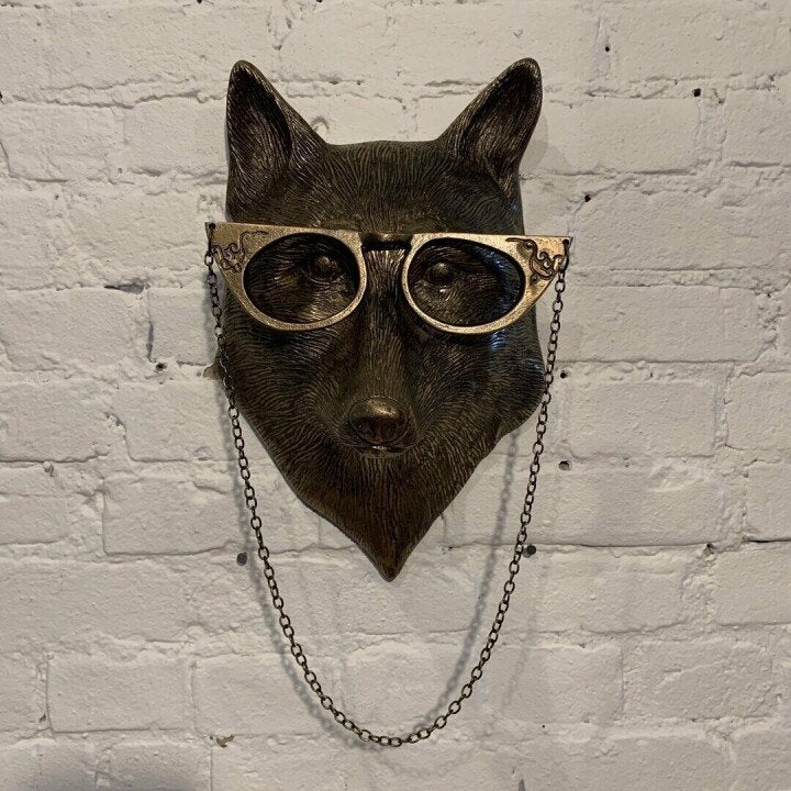 Rustic Wooden Deer Antler Wall Decor