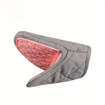 2pcs Quilted Silicone Pot Holders