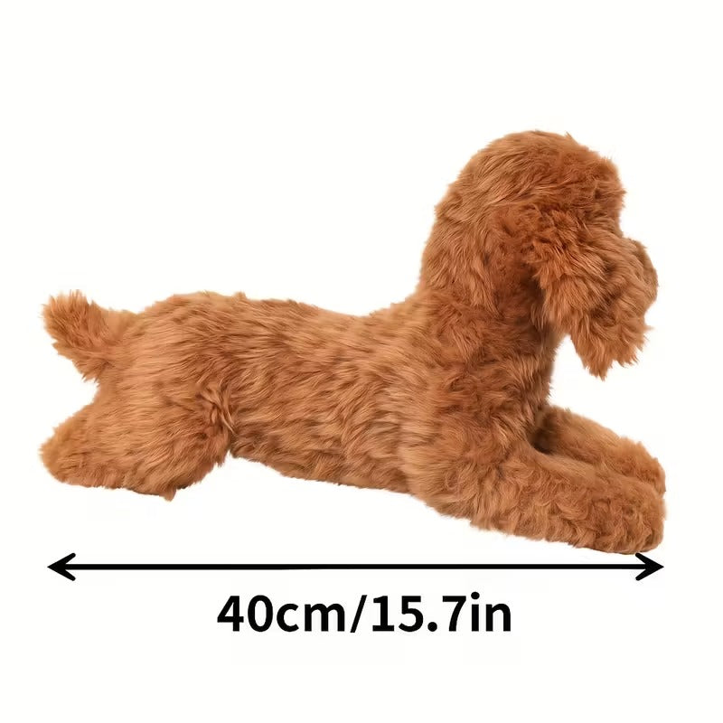 Realistic Teddy Bear Plush Toy Dog
