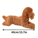 Realistic Teddy Bear Plush Toy Dog