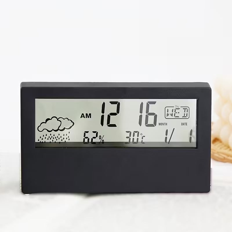 Modern Square LED Silent Clock