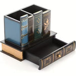 Vintage European Wooden Pen Holder