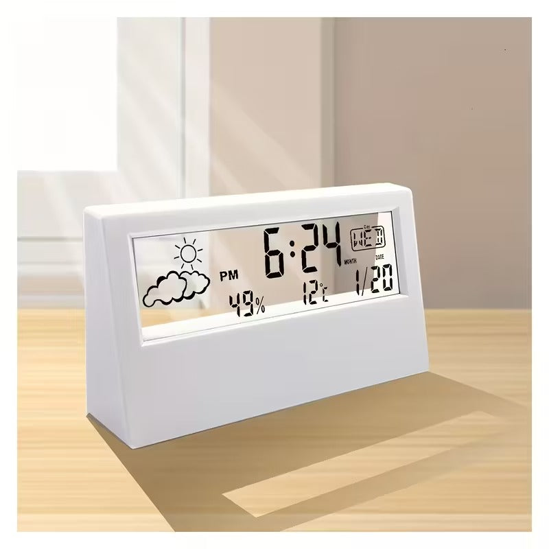 Modern Square LED Silent Clock