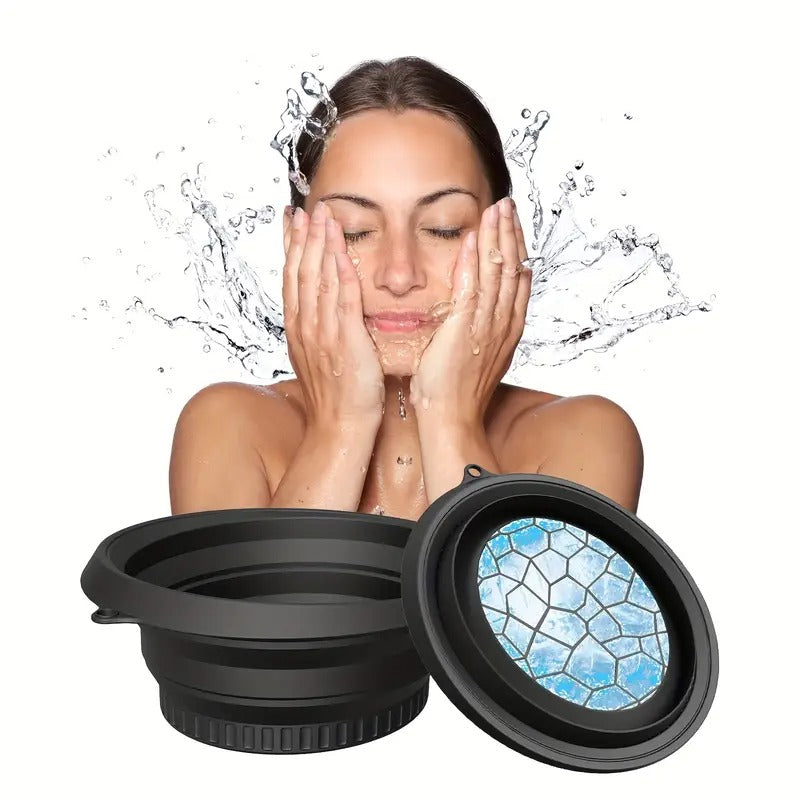 Collapsible Silicone Facial Ice Bowl