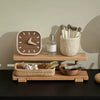 Silent Wooden Table Clock