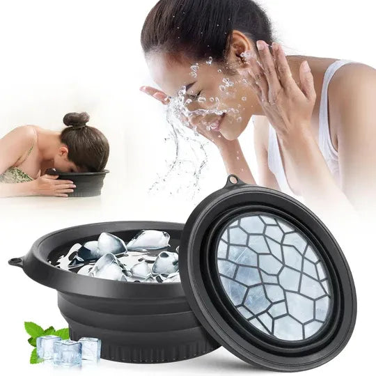 Collapsible Silicone Facial Ice Bowl