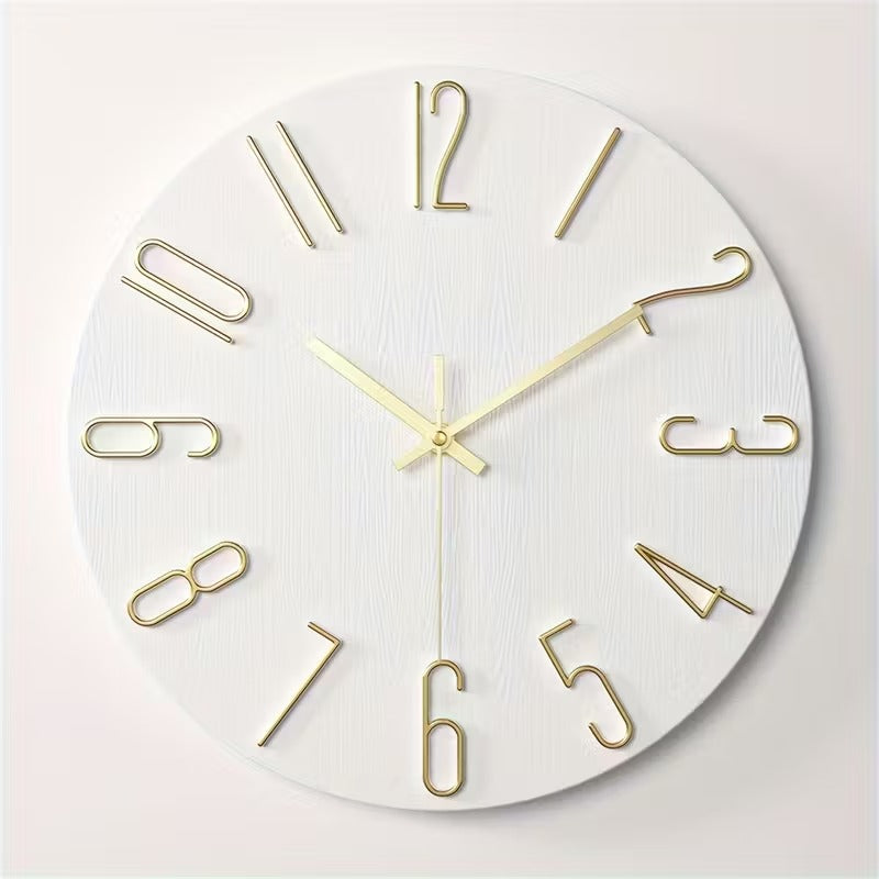 Rustic Nordic Wall Clock