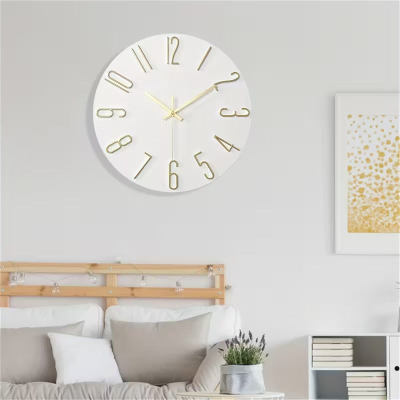 Rustic Nordic Wall Clock