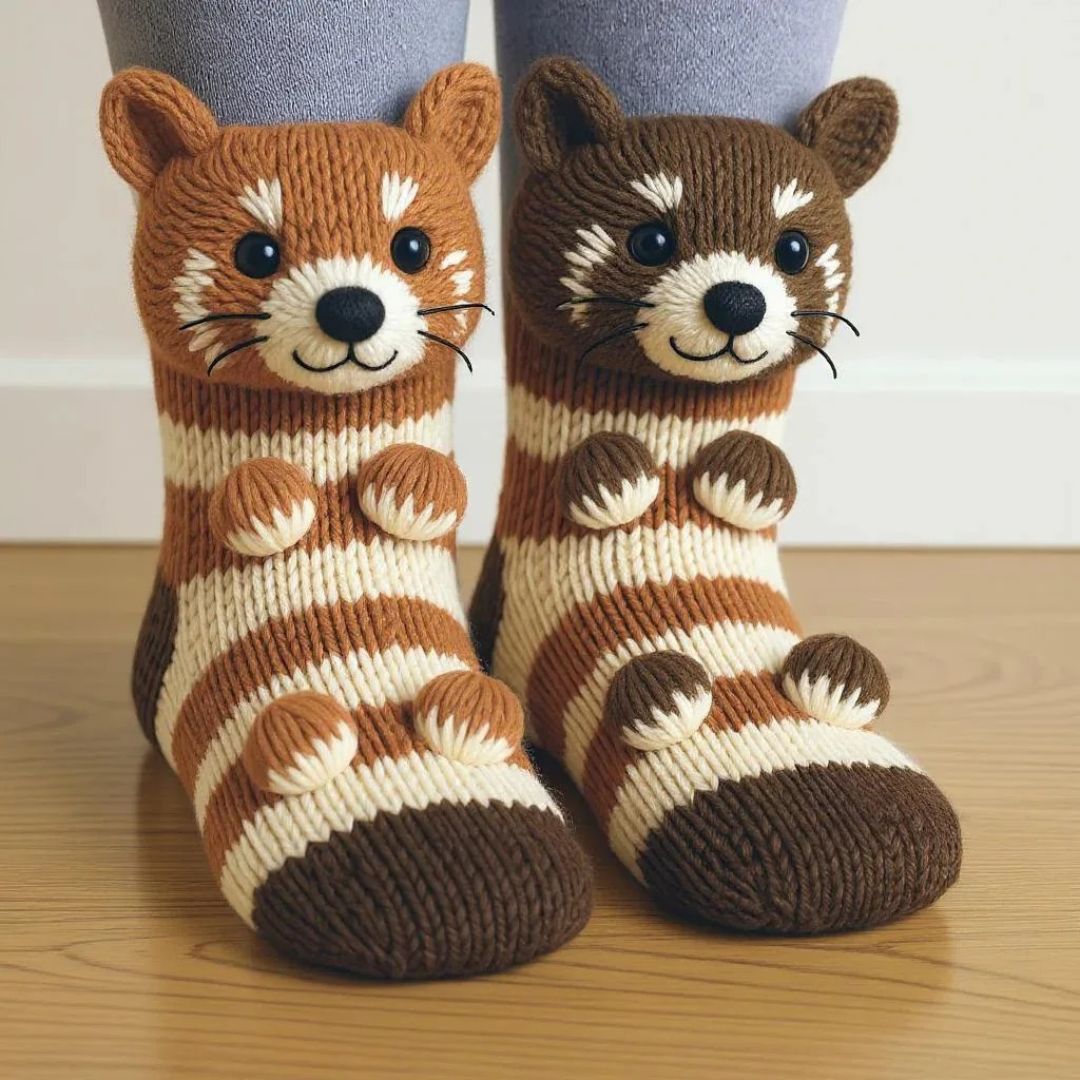 3D Animal Socks