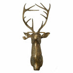 Rustic Wooden Deer Antler Wall Decor