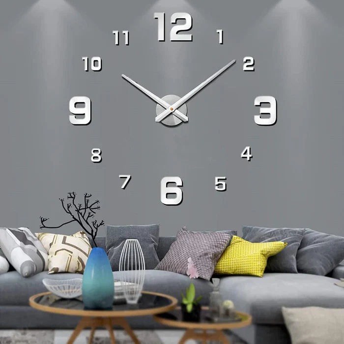 Quiet Classic Analog Wall Clock for Home Decor