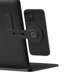 Adjustable Aluminum Laptop Stand with Magnetic Phone Holder