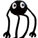 Black Big-Eyed Long-Legged Plush Doll
