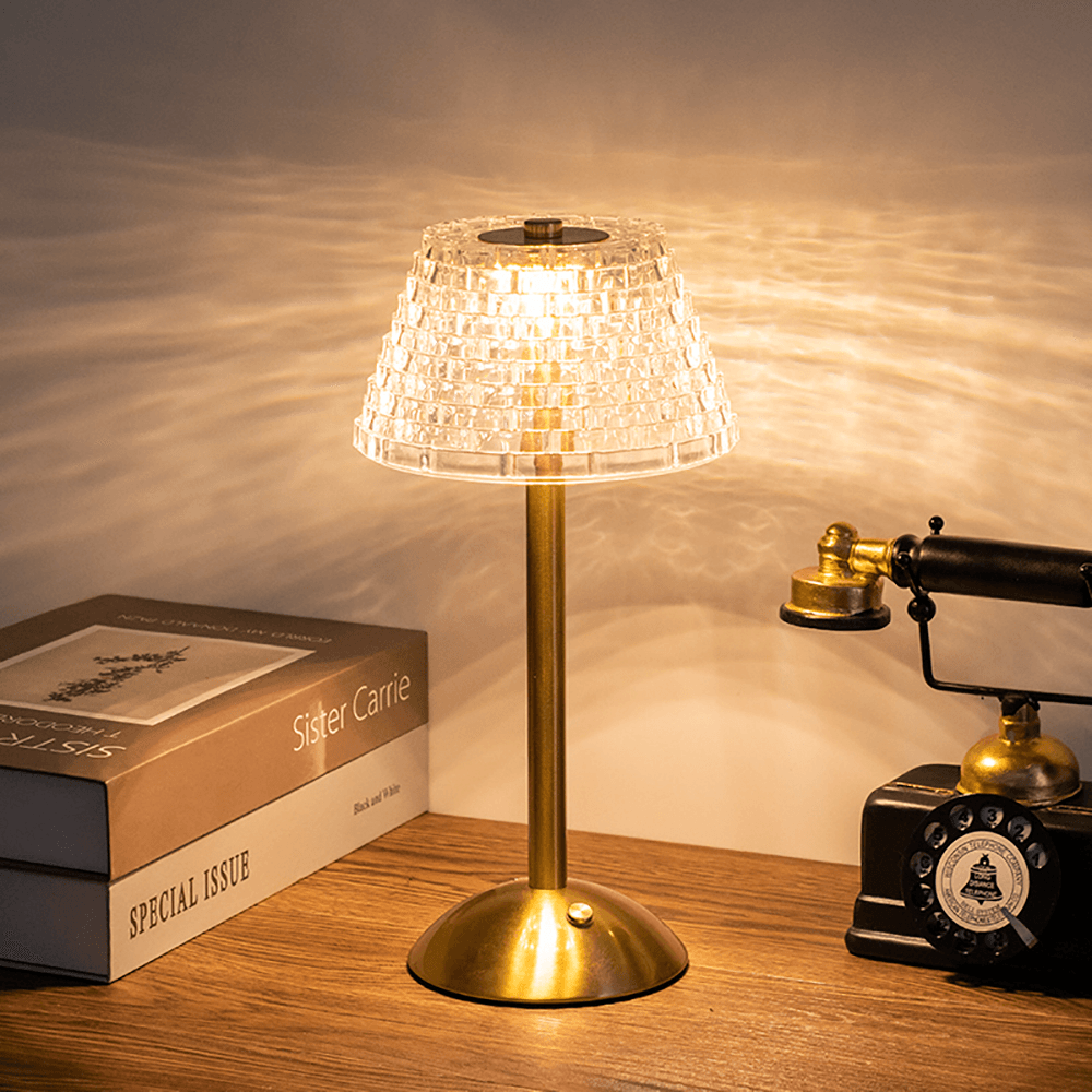 Portable LED Desk Lamp with USB Rechargeable Touch