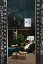 Rustic Wooden Deer Antler Wall Decor