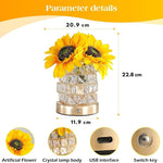 Sunflowers Flower Lamp