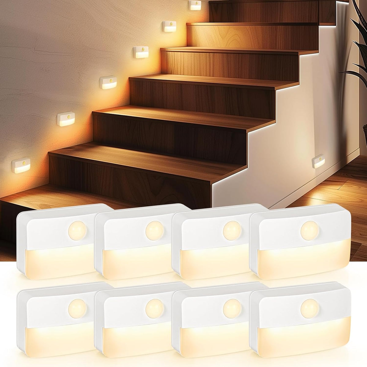 Motion Sensor Stair Light Set