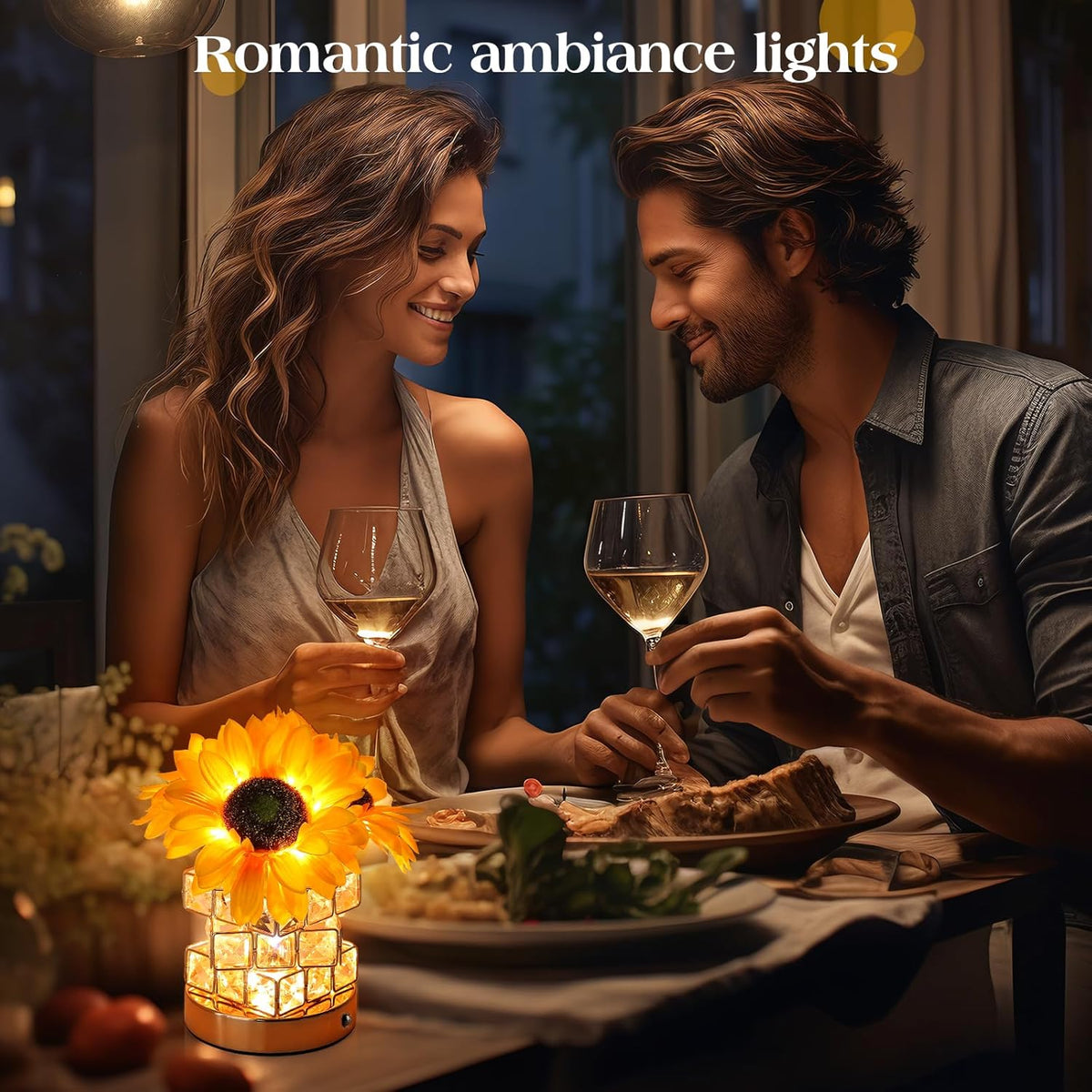 Sunflowers Flower Lamp