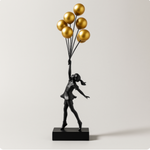 Chic Female Figure Indoor Decor Statue