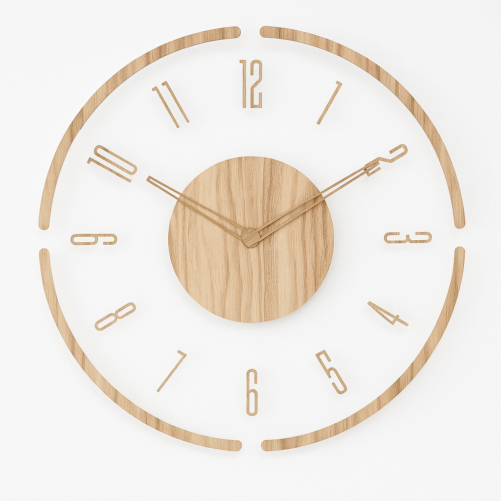 Classic Large Clock Minimalist Home Design