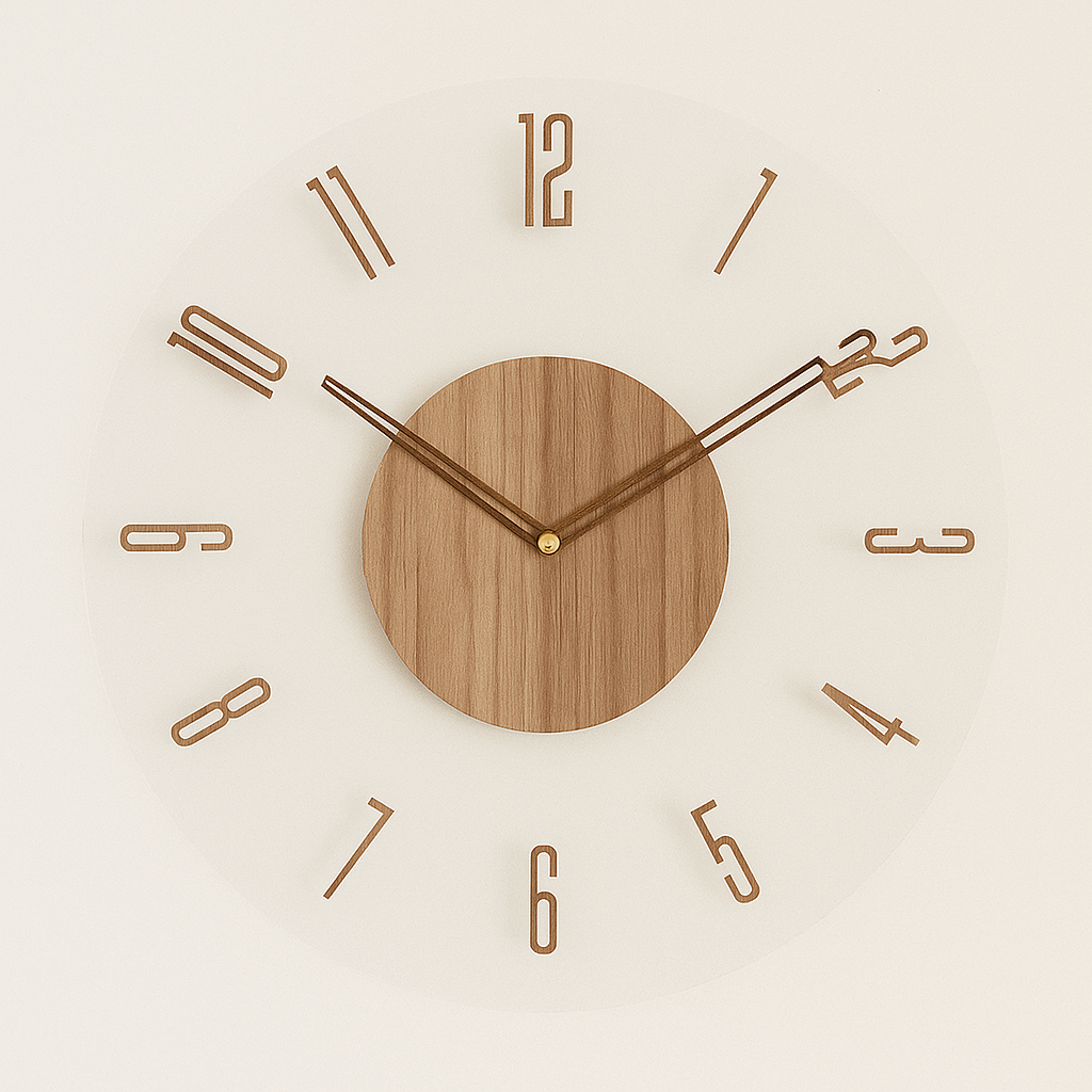 Classic Large Clock Minimalist Home Design