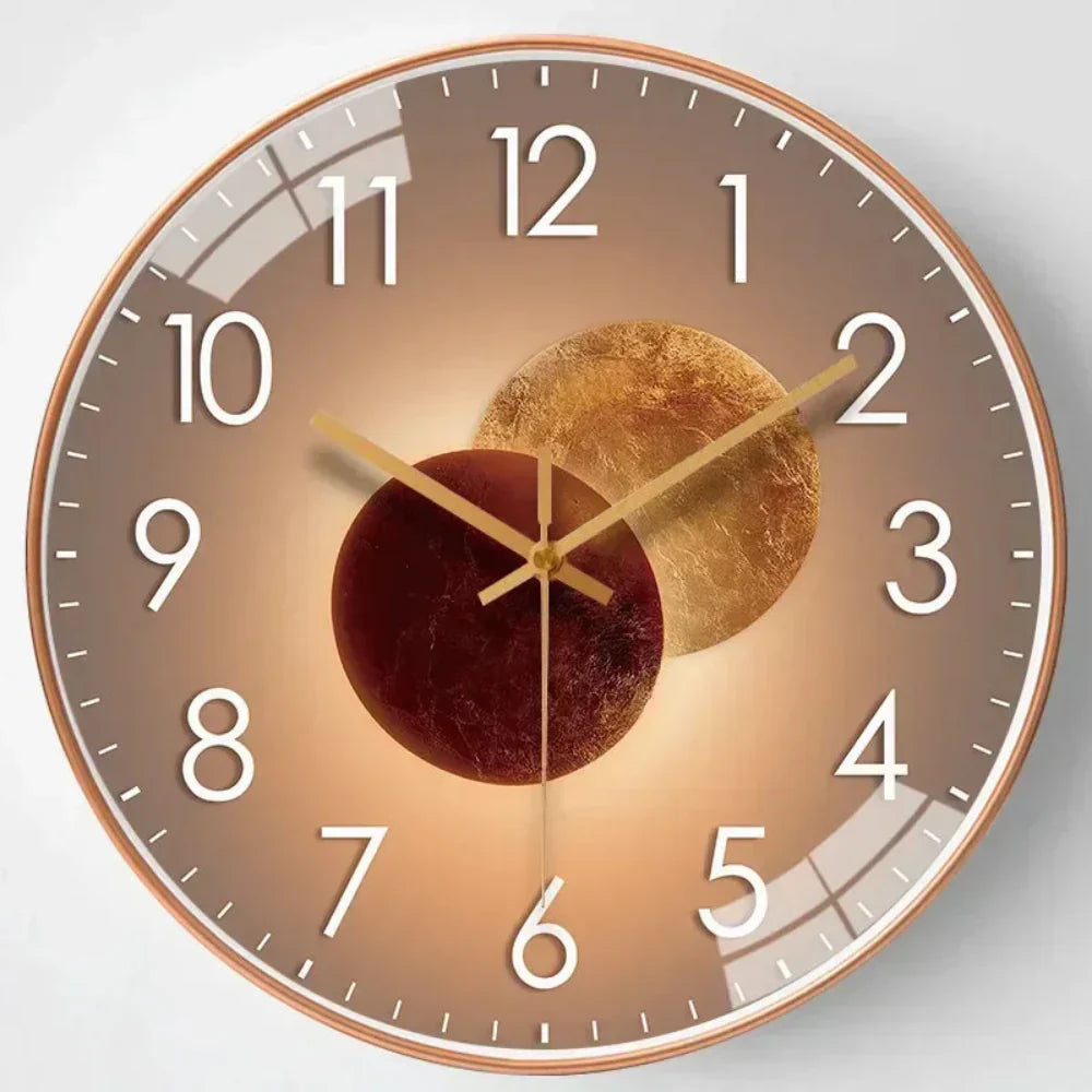 Quiet Contemporary Wall Clock Simple Home Decor