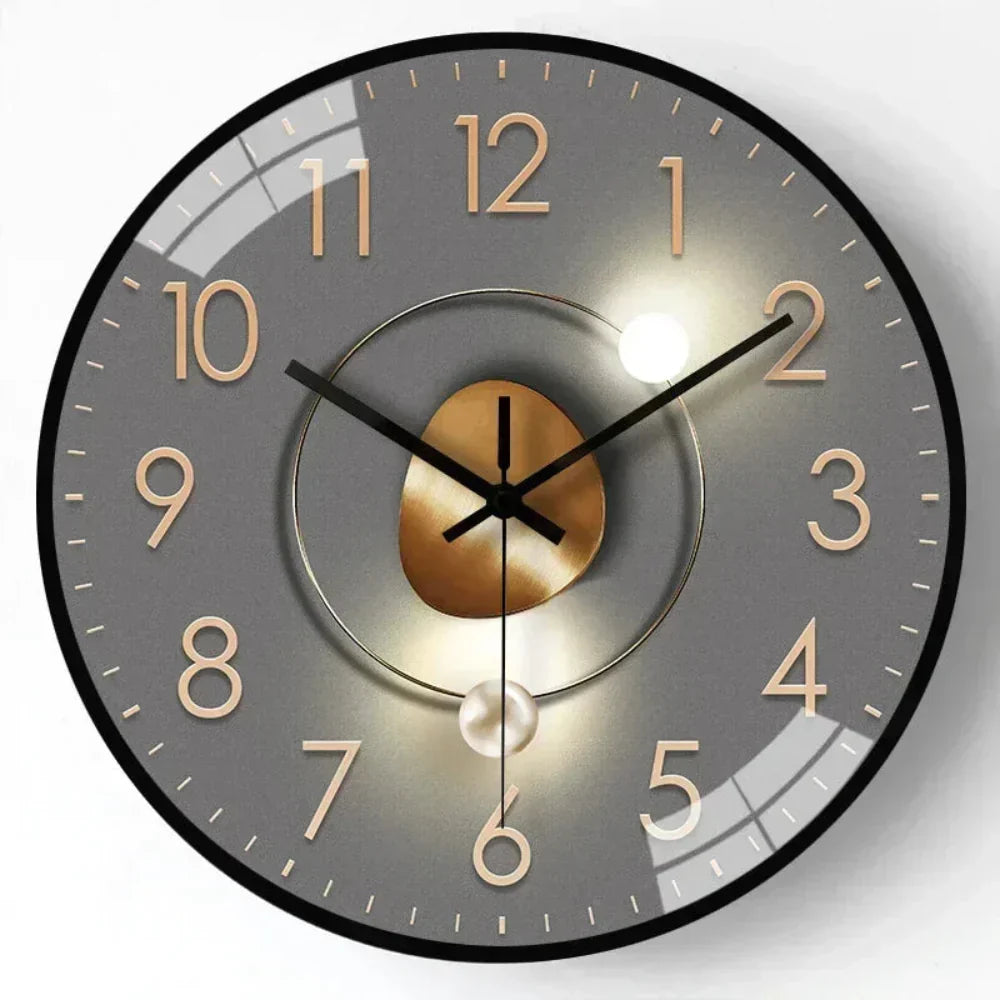 Quiet Contemporary Wall Clock Simple Home Decor