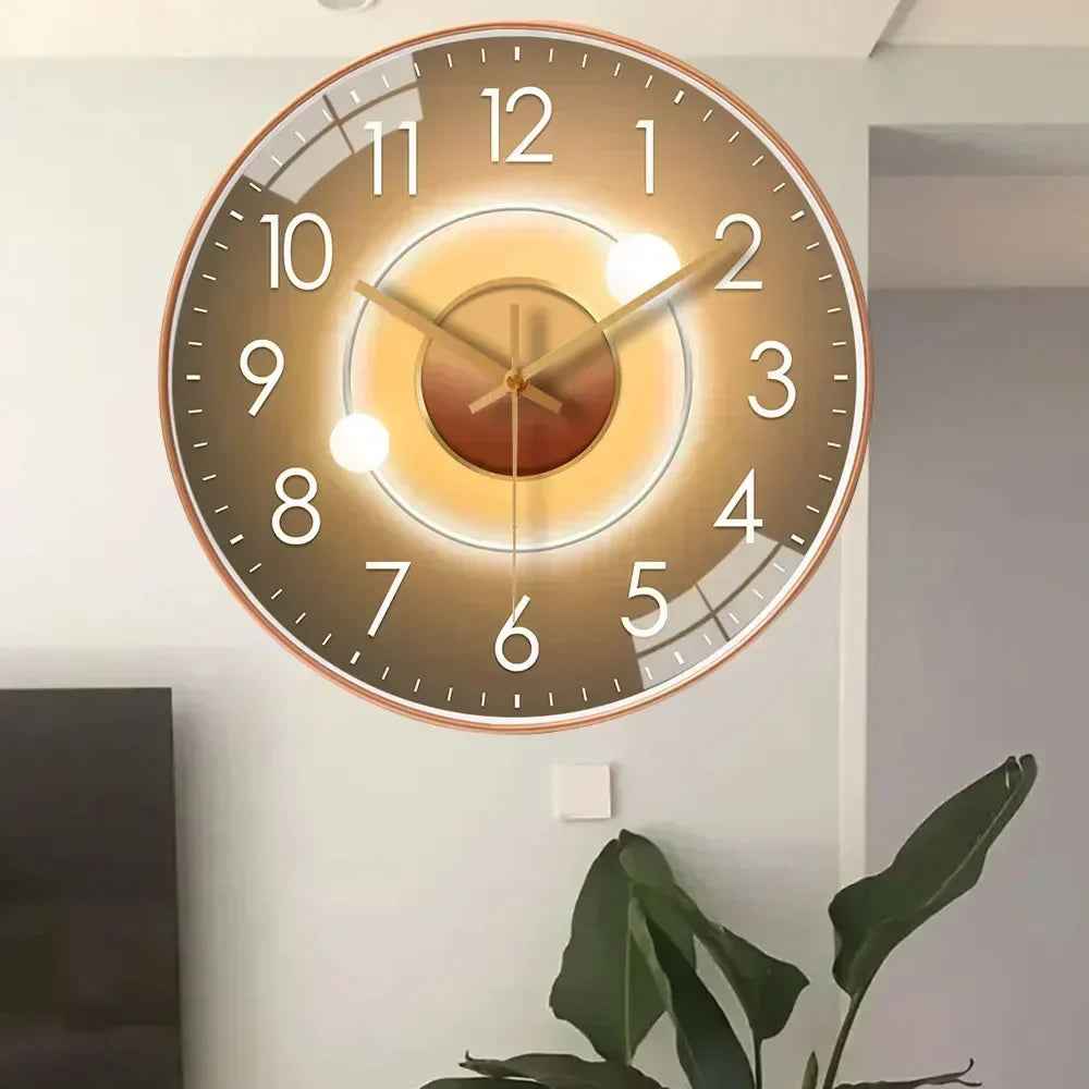 Quiet Contemporary Wall Clock Simple Home Decor - Vorem