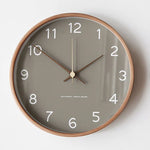 Silent Modern Round Wall Clock for Living Room