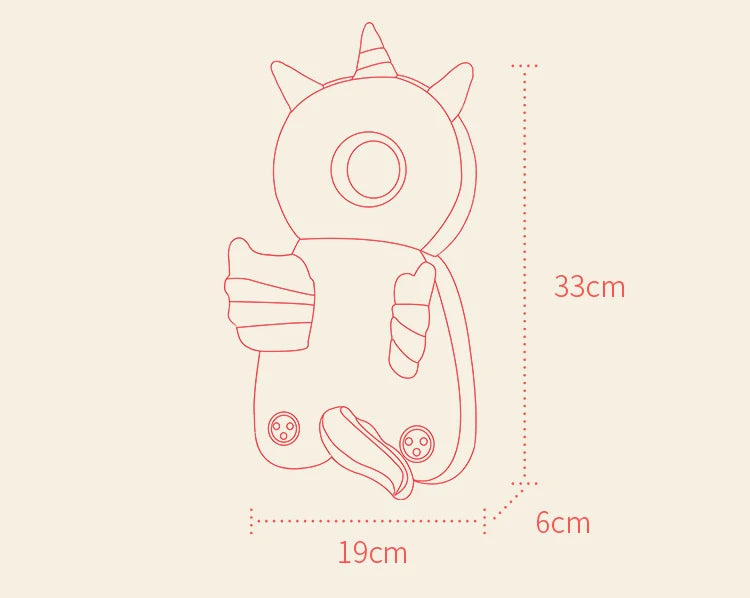 Ultra-Safety Baby Head Protector Pillow