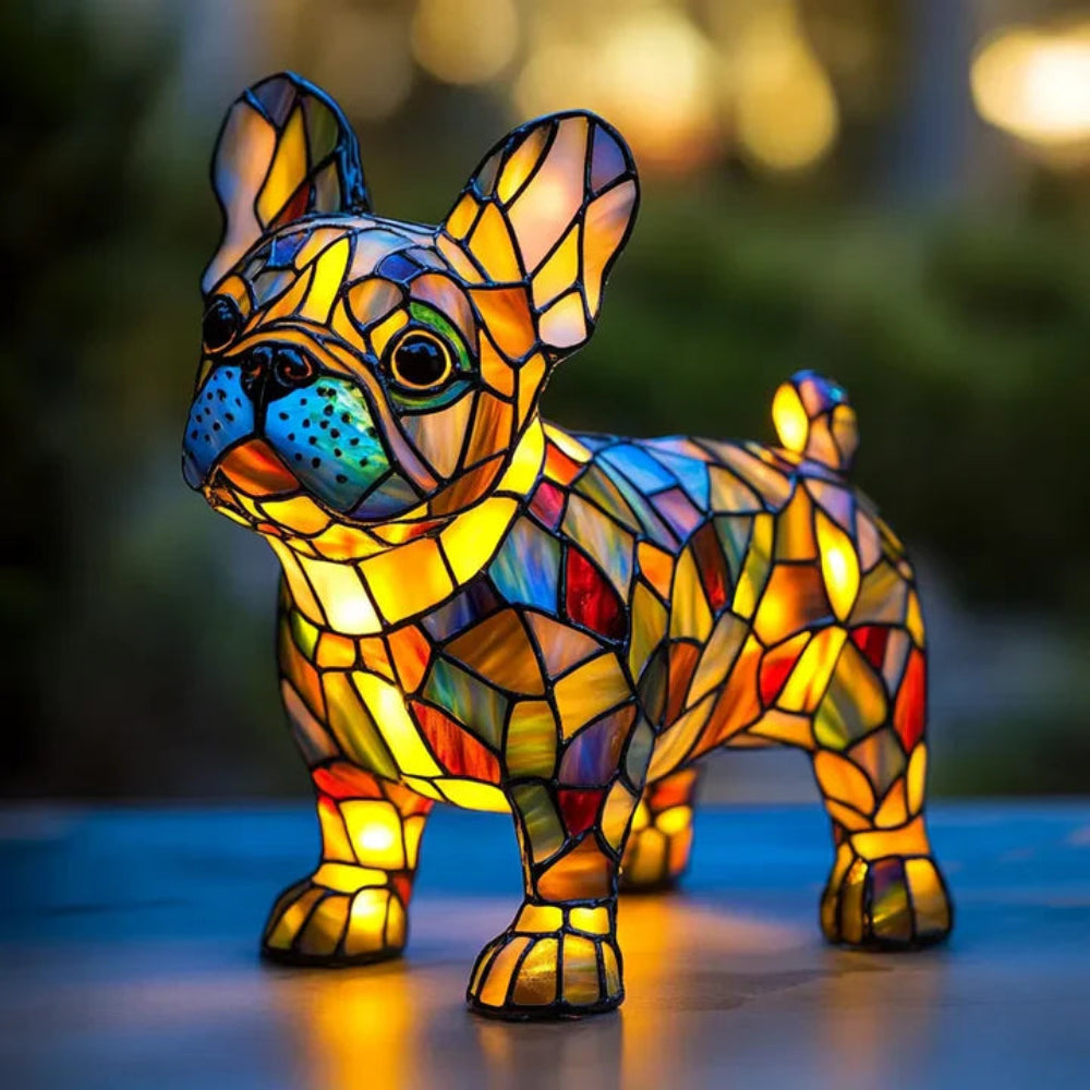 Vibrant Dog Shaped Table Lamp - Vorem