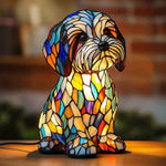 Vibrant Dog Shaped Table Lamp