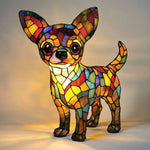 Vibrant Dog Shaped Table Lamp