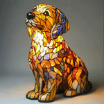 Vibrant Dog Shaped Table Lamp