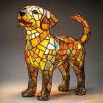 Vibrant Dog Shaped Table Lamp