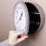 Retro Wall Clock with Hidden Storage