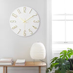 Rustic Nordic Wall Clock