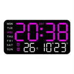 Large LED Display Digital Wall Clock